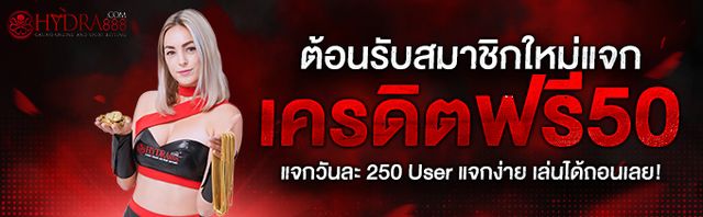 ฝากเงินครั้งแรกของวัน รับโบนัส 20% โปรโมชั่น HYDRA888
